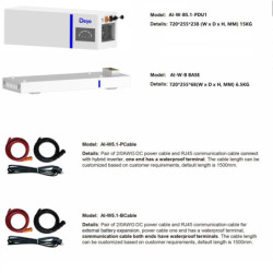Pack 10kwh Baterías de Aiw-B+KIT BMS Aiw-B 48V DEYE