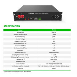 Batería Litio 2.4kWh Dyness B4850 48V