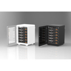 Armario rack 19″frontales para baterías Litio Pylontech US2000 (4 UNIDADES)
