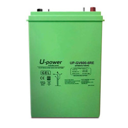 Batería solar GEL 600Ah / 6v UP-GV600-6RE