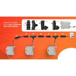 Conector T Para Microinversor DEYE