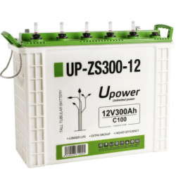 Batería solar 300Ah 12v UP ZS300 12 Descarga Profundo