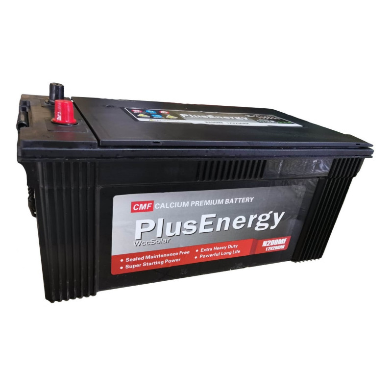 Batería solar 200Ah / 12v PlusEnergy sellada