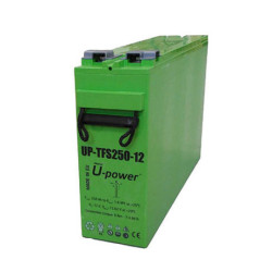 Batería solar AGM 250h 12v U POWER TFS 250