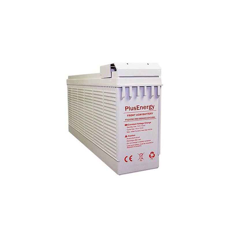 Batería solar AGM 250Ah / 12v PlusEnergy FT12-250