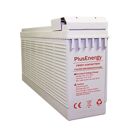 Batería solar AGM 250Ah / 12v PlusEnergy FT12-250