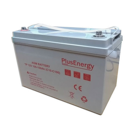 Batería solar AGM 150Ah 12 v PlusEnergy TP12-150