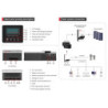 Regulador solar 80A MPPT 145v 12v / 24v / 48v PC18-8025F LCD