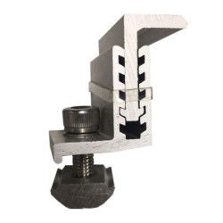 Estructura Alu Tejado Perforante 3 paneles