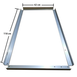 Soporte Aluminio para panel solar superficie plano