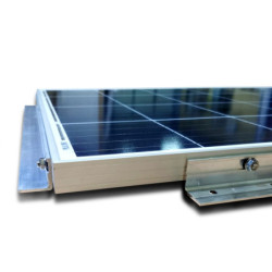Soporte Aluminio para panel solar superficie plano