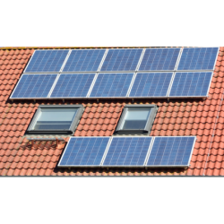 Estructura Alu Tejado Perforante 12 paneles