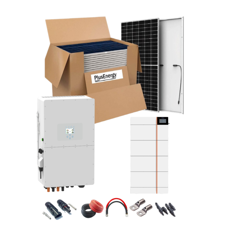 Kit Solar 48v 9000w Inversor DEYE Híbrido HP3