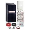 Kit Solar 2700W 48VDC a 230VAC Híbrido Con Batería Litio Deye