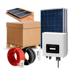 Kit solar 3000wh Autoconsumo Inyección a RED