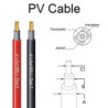 Cable Solar 6mm² Negro Enerflex XL 6,0