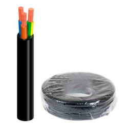 Manguera Eléctrica Negra 3G 4,0mm2 RV-K 1KV