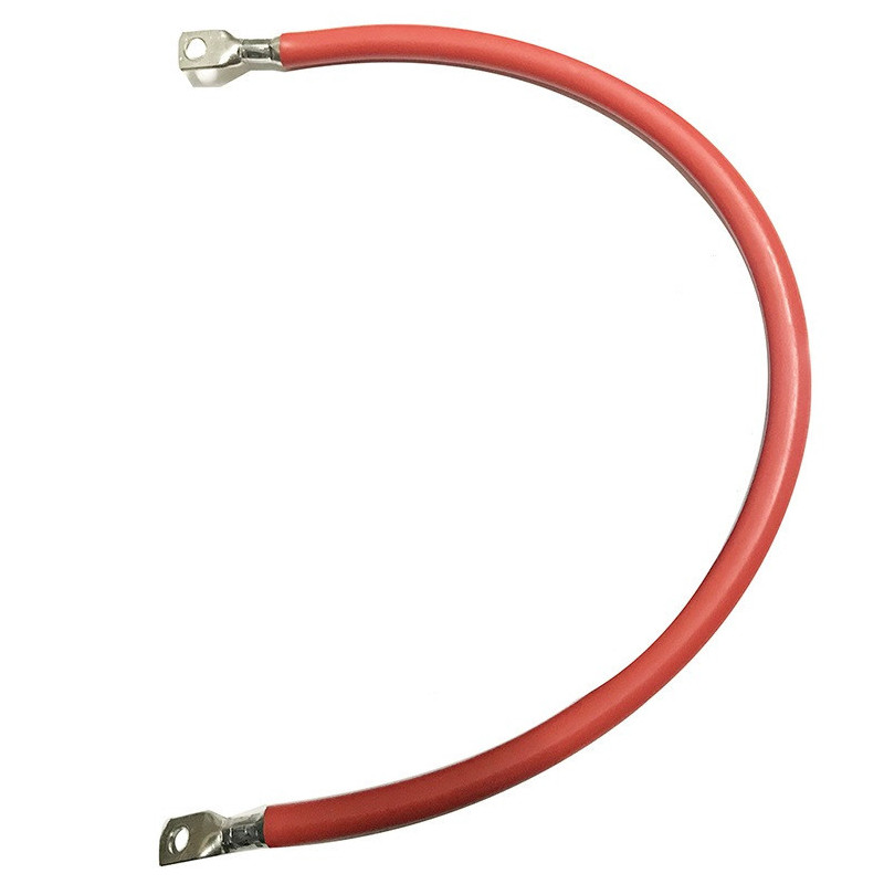 Cable Rojo con terminales eléctricos Tubular 35mm²