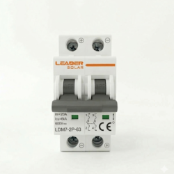 Magnetotermico DC 20A 2P 600V