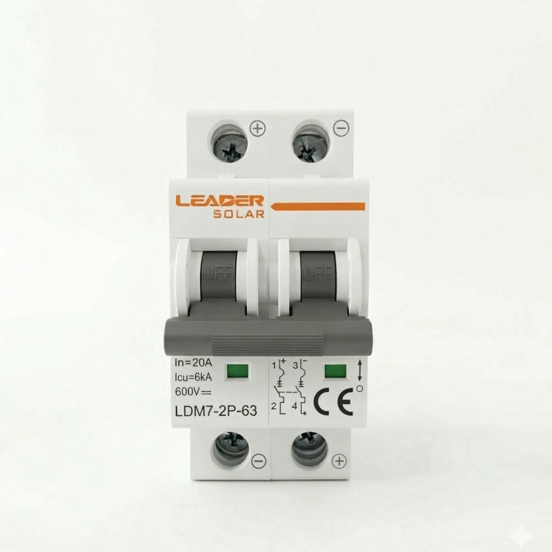 Magnetotermico DC 32A 2P 600V