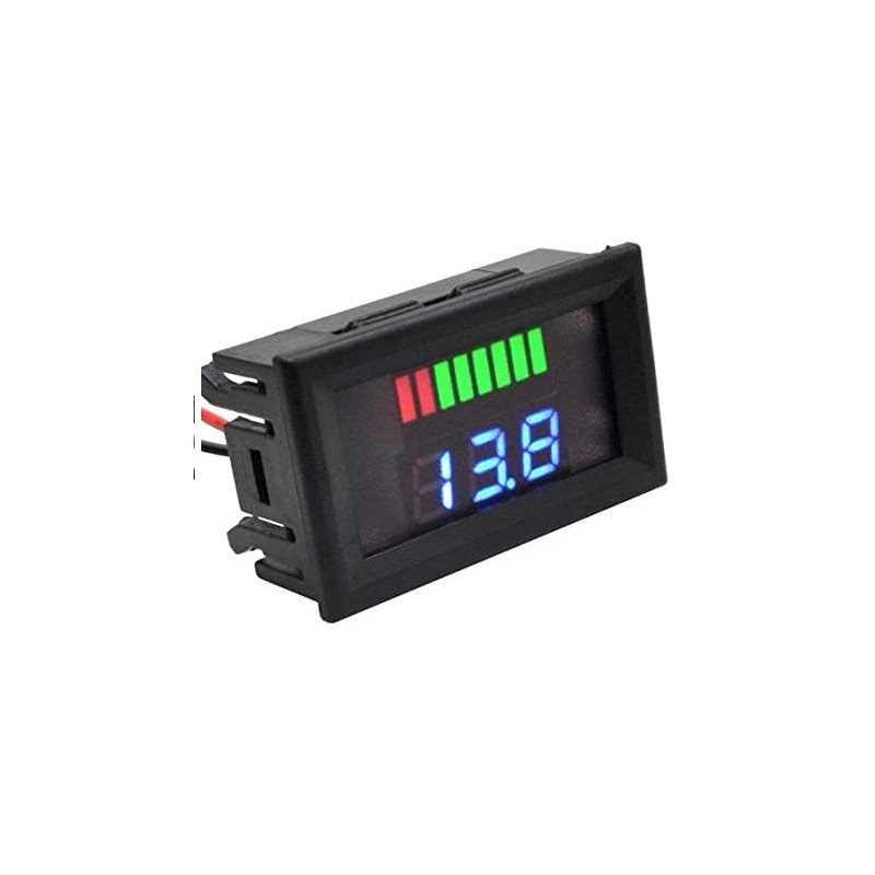 Monitor Digital de Carga de Batería 12v 24v