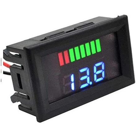 Monitor Digital de Carga de Batería 12v 24v