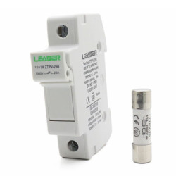 Portafusible para fusible de 1000v 10×38