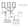 Juego de Conectores MC panel solar PV 3N1 Flex con cable