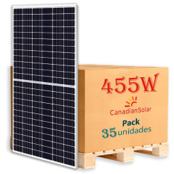 Pallet Canadian 455W 120 HiKu6 Black Frame 120CELL (35PCS)