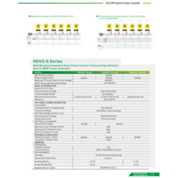 Inversor híbrido 5.5KW 48v MPPT 90A/450V REVO