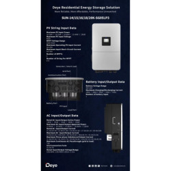 Inversor 20Kw Hibrido Deye 48v-380v LP3