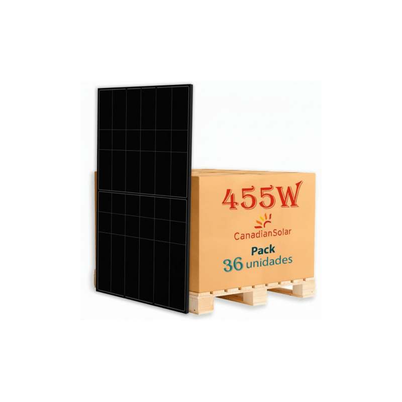 Pallet Canadian 455W TOPHiKu6 Full Black (36PCS)