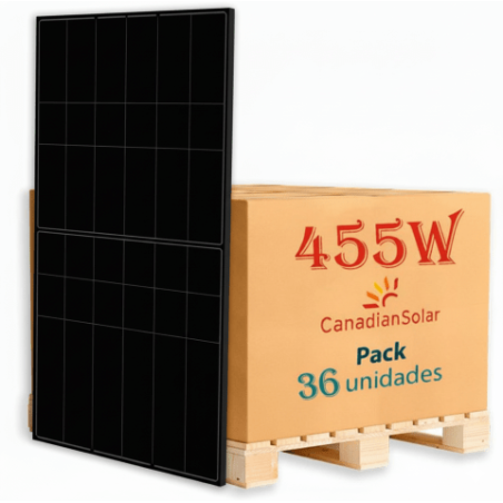 Pallet Canadian 455W TOPHiKu6 Full Black (36PCS)