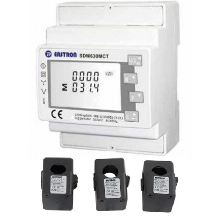 Deye Smart Meter Sensor Trifásica Eastron SDM630-MCT