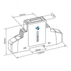 Deye Smart Meter Sensor Trifásica Eastron SDM630-MCT