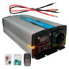 Inversor solar 1000w 12v Onda pura LCD + Mando + Cables de 16mm2 WccSolar
