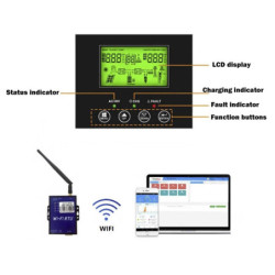 Inversor híbrido 1Kva 12v PWM 50A/50V VPK