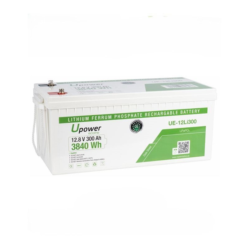 Batería de Litio LiFePO4 12V 300Ah Upower Ecoline