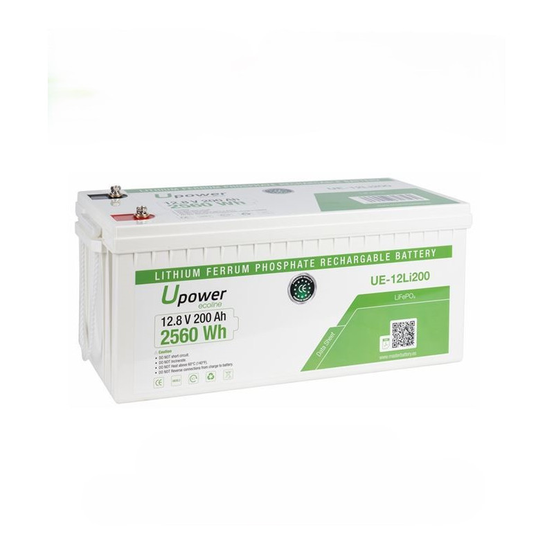 Batería de Litio LiFePO4 12V 200Ah Upower Ecoline