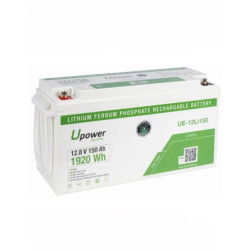 Batería de Litio LiFePO4 12V 150Ah Upower Ecoline